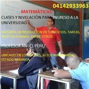 Matemàticas y Fìsica de Bachillerato. Clases, resoluciòn ejercicios, tareas, tesis de grado